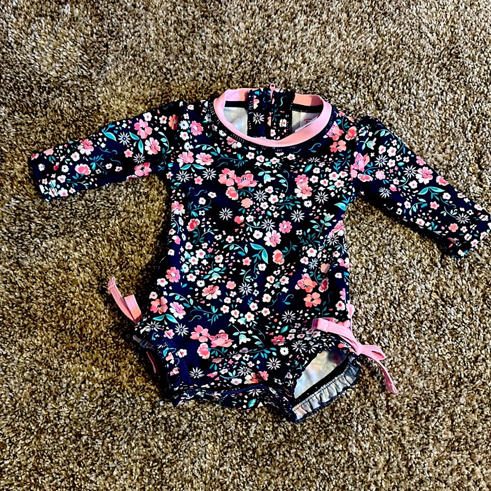 0-3 months Rufflebutts swim suit